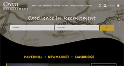 Desktop Screenshot of cremrecruitment.co.uk