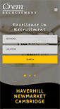 Mobile Screenshot of cremrecruitment.co.uk
